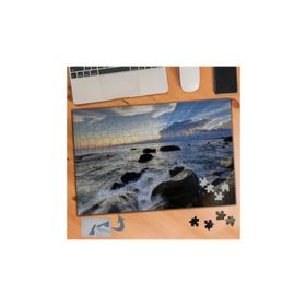 Asilmeydan Dalgalı Deniz Doğa Manzarası 240 Parça Puzzle Yapboz Tablo