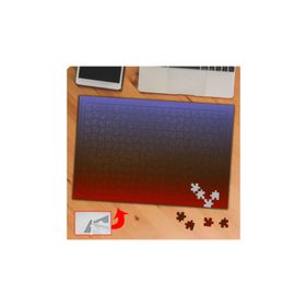 Asilmeydan Degrade Gradyan Color Mor Kırmızı 240 Parça 27x40 cm Puzzle Yapboz Tablo