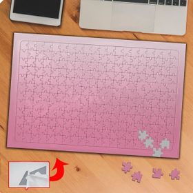 Asilmeydan Degrade Gradyan Color toz Pembe 240 Parça Puzzle Yapboz Tablo