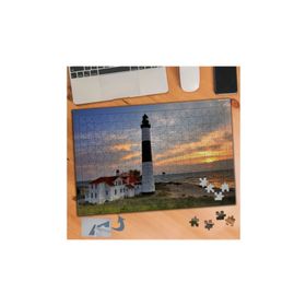 Asilmeydan Deniz Kenarında Fener Manzara 240 Parça Puzzle Yapboz Tablo