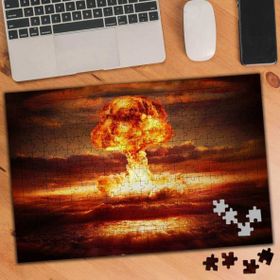 Asilmeydan Deniz Üstünde Alev Parlaması 240 Parça 27x40 cm Puzzle Yapboz Tablo