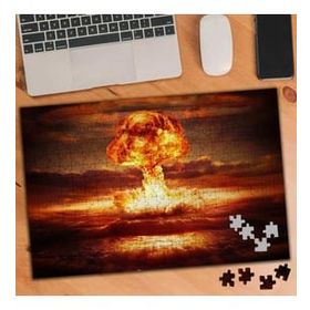 Asilmeydan Deniz Üstünde Alev Parlaması 240 Parça 27x40 cm Puzzle Yapboz Tablo