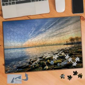 Asilmeydan Deniz Ve Gökyüzü Manzarası 240 Parça Puzzle Yapboz Tablo