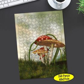 Asilmeydan Dev Mantar Dünyası 240 Parça Puzzle Yapboz Tablo