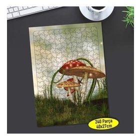 Asilmeydan Dev Mantar Dünyası 240 Parça Puzzle Yapboz Tablo