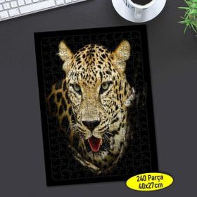Asilmeydan Dil Çıkaran Kaplan 240 Parça 27x40.5 cm Puzzle Yapboz Tablo