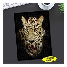 Asilmeydan Dil Çıkaran Kaplan 240 Parça 27x40.5 cm Puzzle Yapboz Tablo