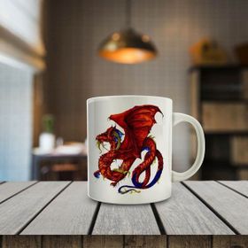 Asilmeydan Ejderha Dragon Baskılı Hediyelik Kupa Bardak