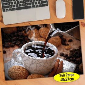 Asilmeydan Fincanda Filtre Kahve 240 Parça Puzzle Yapboz Tablo