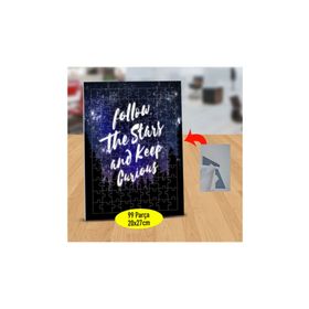 Asilmeydan Follow The Stars Yazılı 99 Parça Puzzle Yapboz Tablo