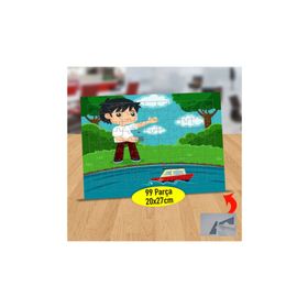 Asilmeydan Gemi Yüzdüren Çocuk 99 Parça Puzzle Yapboz Tablo