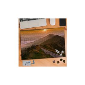 Asilmeydan Gün Batımı Dağ Manzarası 240 Parça 27x40 cm 022 Puzzle Yapboz Tablo