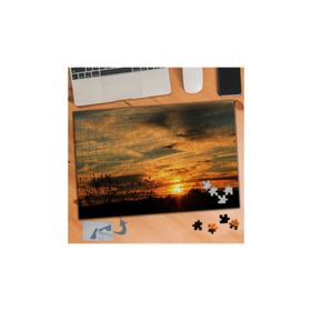 Asilmeydan Gün Batımı Doğa Manzarası 240 Parça Puzzle Yapboz Tablo