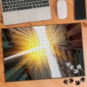 Asilmeydan Gün Işıklı Konteynerlar 240 Parça 27x40.5 cm Puzzle Yapboz Tablo