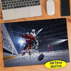 Asilmeydan Hokey Spor Oyuncuları 240 Parça 27x40.5 cm Puzzle Yapboz Tablo