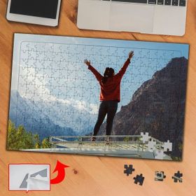 Asilmeydan Kamp Hayatı Mutluluk Doğa 240 Parça Puzzle Yapboz Tablo