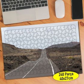 Asilmeydan Karayolu Manzarası 240 Parça Puzzle Yapboz Tablo