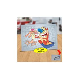 Asilmeydan Komik Hayvanların Sevgi Gösterisi 99 Parça Puzzle Yapboz Tablo