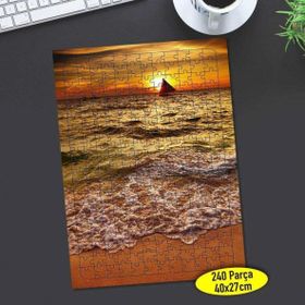 Asilmeydan Köpüklü Sahil Dalgası 240 Parça 27x40 cm Puzzle Yapboz Tablo