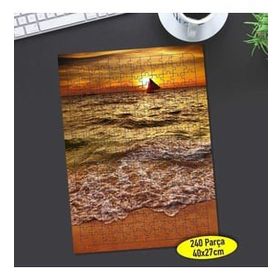 Asilmeydan Köpüklü Sahil Dalgası 240 Parça 27x40 cm Puzzle Yapboz Tablo