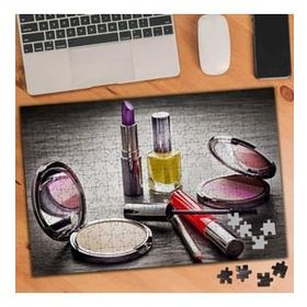 Asilmeydan Kozmetik Güzellik Ürünleri 240 Parça 27x40.5 cm Puzzle Yapboz Tablo