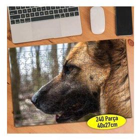 Asilmeydan Ormanda Sevimli Köpek 240 Parça Puzzle Yapboz Tablo