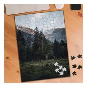 Asilmeydan Ormanlık Arazi Manzara 240 Parça Puzzle Yapboz Tablo