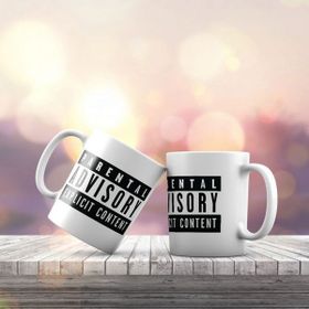 Asilmeydan Parental Advisory Yazılı Kupa