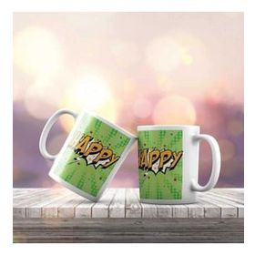 Asilmeydan Pop Art Serisi Happy Hediyelik Kupa Bardak