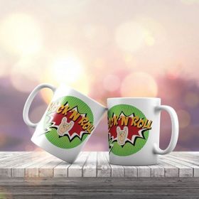 Asilmeydan Pop Art Serisi Rock'n Roll Hediyelik Kupa Bardak