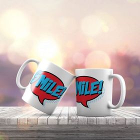 Asilmeydan Pop Art Serisi- Smile Hediyelik Kupa Bardak