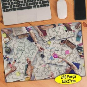 Asilmeydan Proje Çalışan Eller 240 Parça 27x40 cm Puzzle Yapboz Tablo