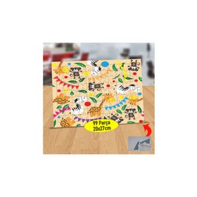 Asilmeydan Renkli Hayvanlar Dünyası 99 Parça Puzzle Yapboz Tablo
