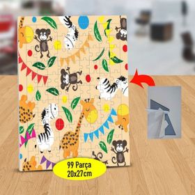 Asilmeydan Renkli Hayvanlar Dünyası 99 Parça Puzzle Yapboz Tablo