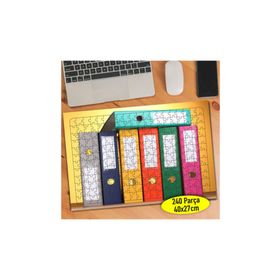 Asilmeydan Renkli Iş Dosyaları 240 Parça 27x40 cm Puzzle Yapboz Tablo
