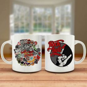 Asilmeydan Rock Roll Logo Baskılı Kupa Bardak