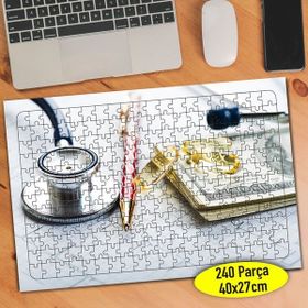 Asilmeydan Sağlık Sektörü Ekg Grafiği 240 Parça Puzzle Yapboz Tablo