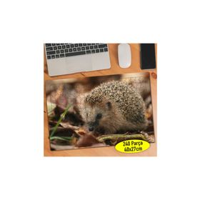 Asilmeydan Sevimli Kirpi Hayvan 240 Parça 27x40.5 cm Puzzle Yapboz Tablo