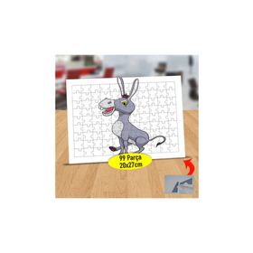 Asilmeydan Sevimli Komik Eşek 99 Parça 23 2147502309 Puzzle Yapboz Tablo