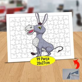Asilmeydan Sevimli Komik Eşek 99 Parça 23 2147502309 Puzzle Yapboz Tablo