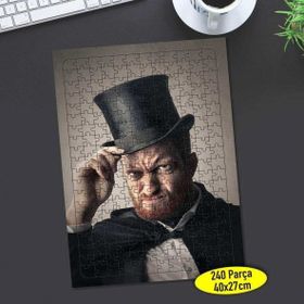 Asilmeydan Sihirbaz Şapkalı Adam 240 Parça 27x40 cm Puzzle Yapboz Tablo