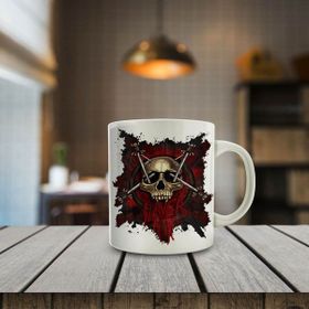 Asilmeydan Slayer Skull Baskılı Kupa Bardak