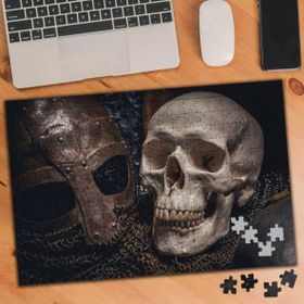 Asilmeydan Şövalye Kuru Kafası 240 Parça Puzzle Yapboz Tablo