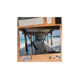 Asilmeydan Tahta Köprü Ve Deniz Manzarası 240 Parça 27x40 cm Puzzle Yapboz Tablo