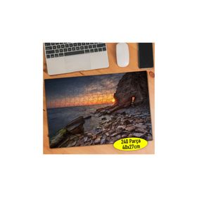 Asilmeydan Taşlı Sahil Manzarası 240 Parça Puzzle Yapboz Tablo