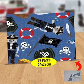 Asilmeydan Tehlikeli Korsan Kedicikler 99 Parça Puzzle Yapboz Tablo