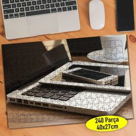 Asilmeydan Teknolojik Iletişim Araçları 240 Parça 27x40 cm Puzzle Yapboz Tablo
