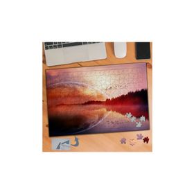 Asilmeydan Uçan Kuşlar Ve Kızıl Gökyüzü 240 Parça Puzzle Yapboz Tablo