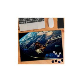 Asilmeydan Uzay Boşluğunda Uydu Çekimi 240 Parça 27x40 cm Puzzle Yapboz Tablo