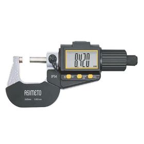 Asimeto 0-25 mm x 0.001 IP54 Dijital Dış Çap Mikrometre